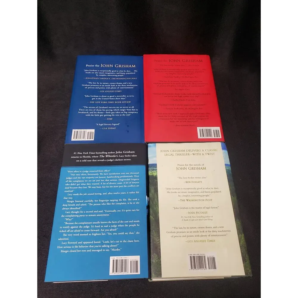 John Grisham Hardback Book Bundle Gray Mountain The Whistler Judge's Guardians
